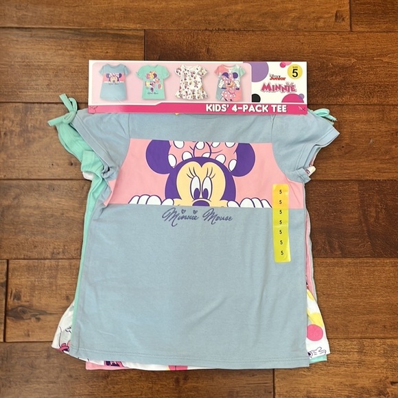 Disney 4 Pack Tee Size 5T New With Tag - Picture 3 of 6